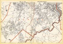 Metropolitan District Map - Pages 70 and 71, Brookline, Roxbury, Boston, Dorchester, Hyde Park, Milton, Quincy, Massachusetts State Atlas 1891